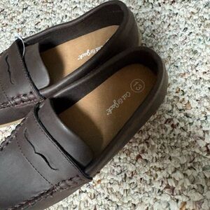 Boys brown Loafers - Cat and Jack - never worn